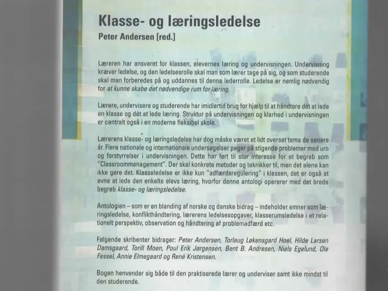 Billede 2 - undervisning