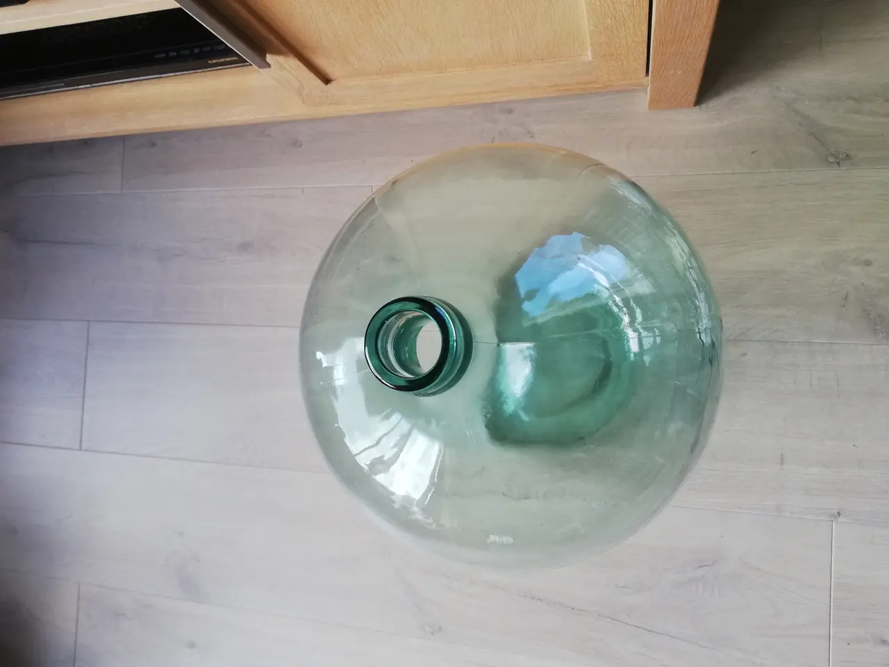 Billede 2 - Gl. vinballon lys grøn