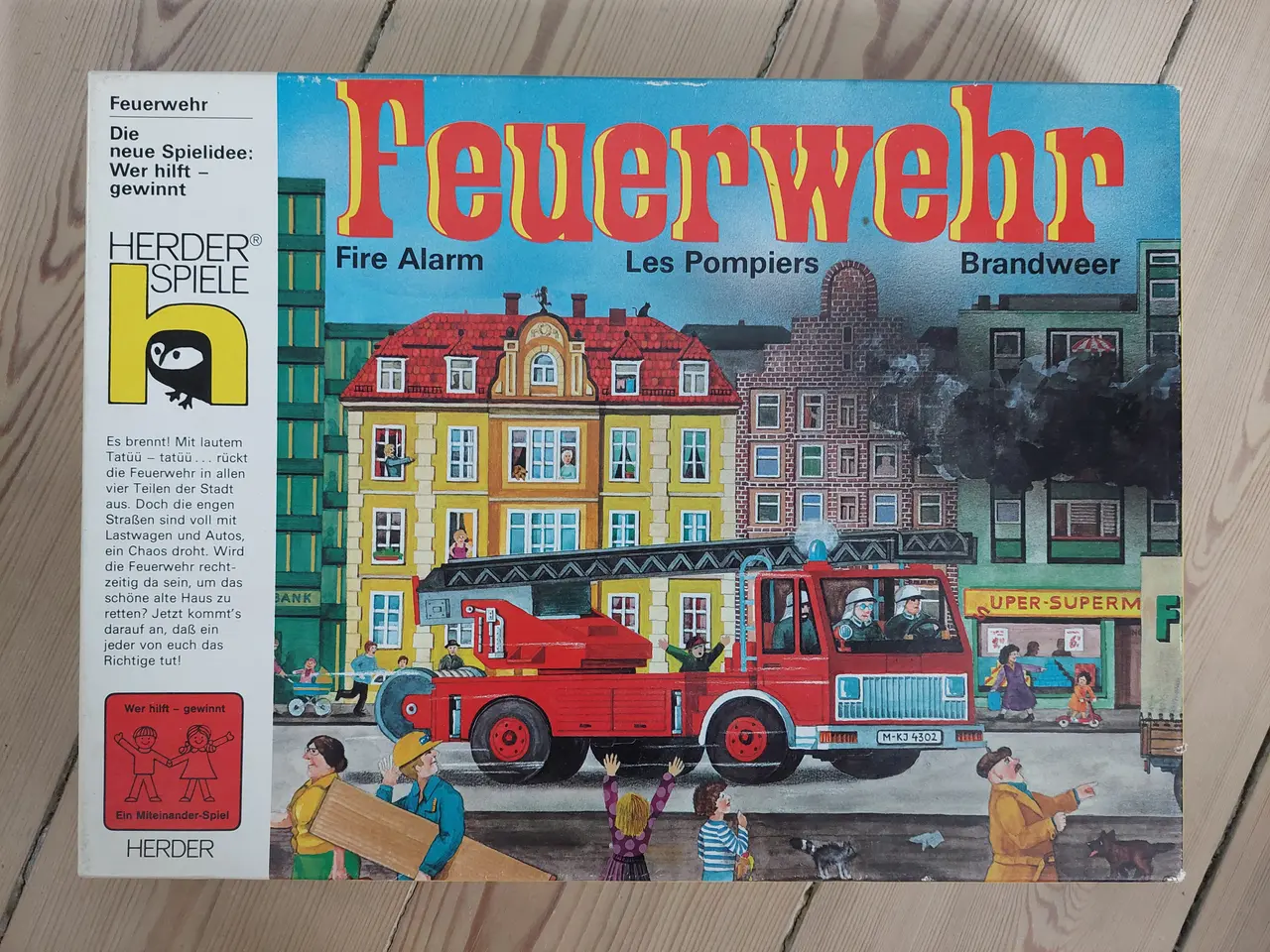 Billede 1 - Herder Speile - Feuerwehr brætspil 1984