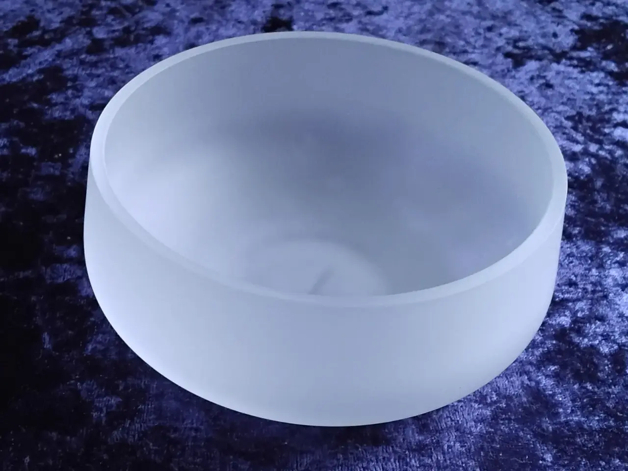Billede 1 - Stelton skål i matteret glas - Ø 13 cm højde 6 cm