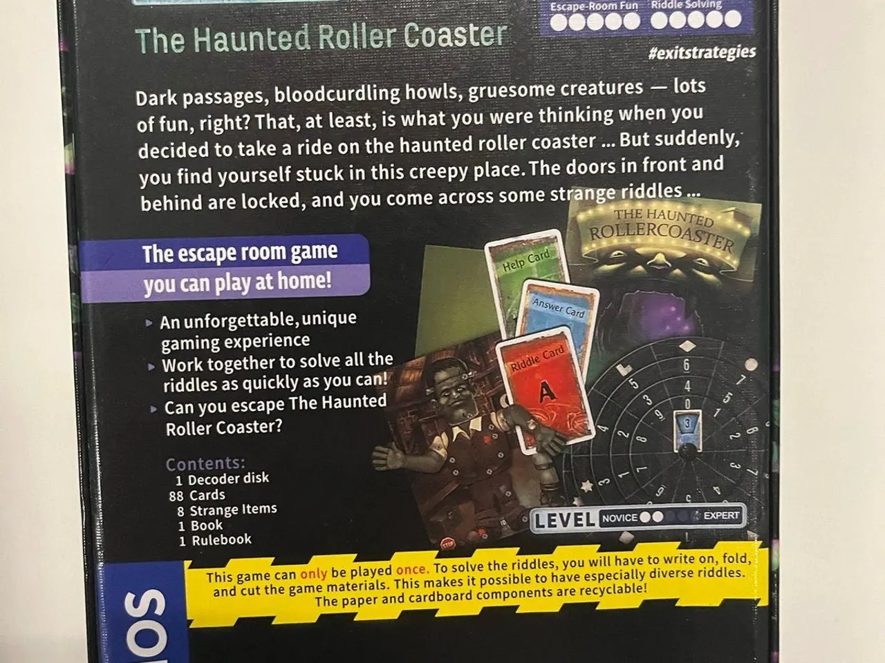 Billede 2 - Exit The Game: The Haunted Roller Coaster (ENG)