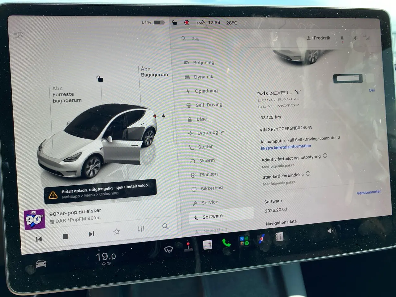 Billede 13 - Tesla Model Y EL Long Range AWD 514HK 5d Aut.