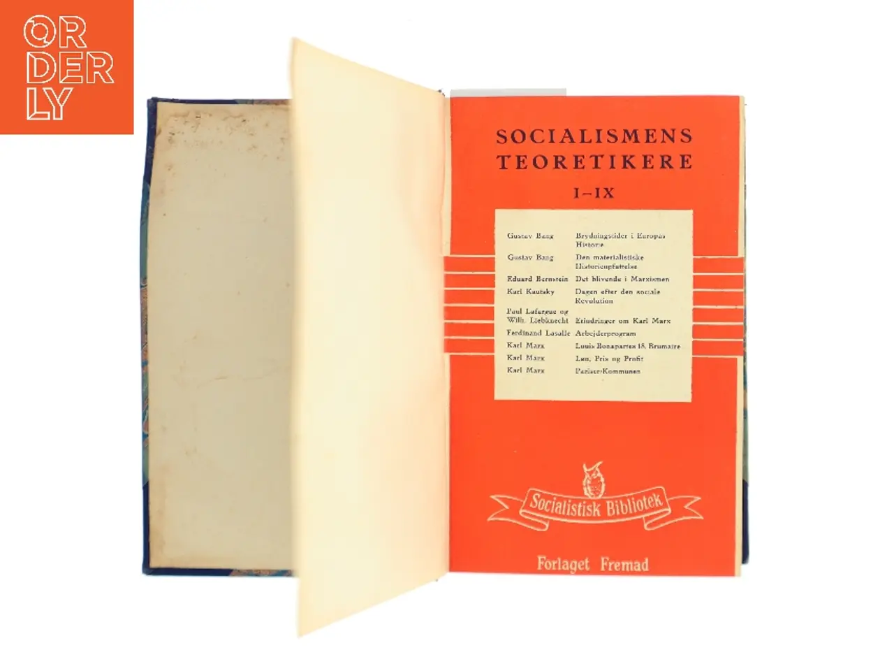 Billede 2 - Socialismens teoretikere I-IX (Bog)