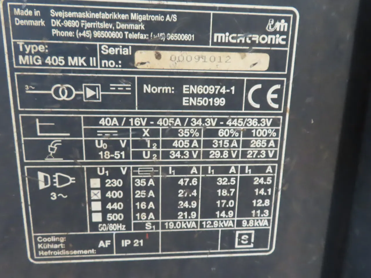 Billede 11 - Svejser MIGATRONIC MIGMAN 445