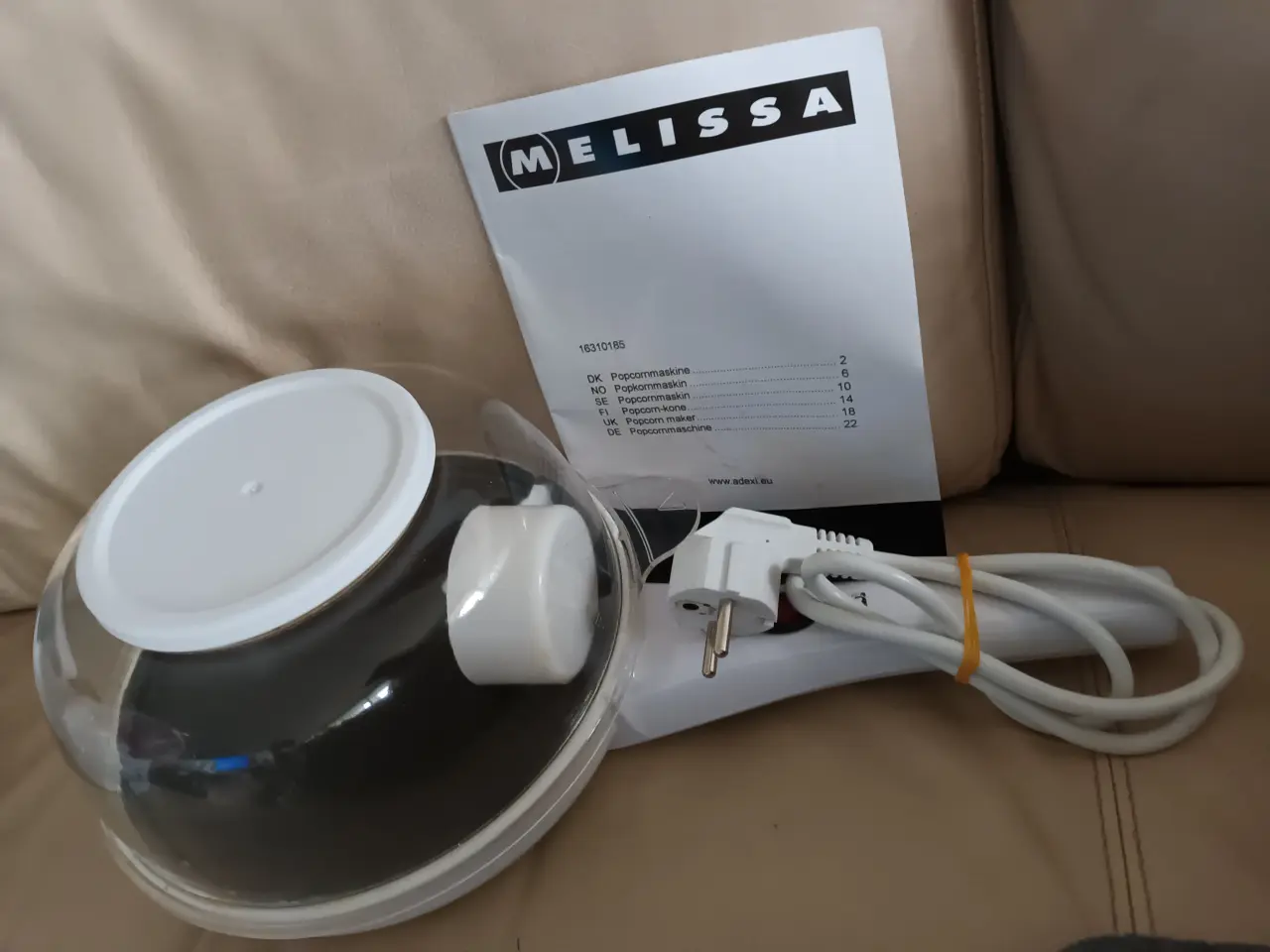 Billede 1 - MELISSA POPCORNMASKINE