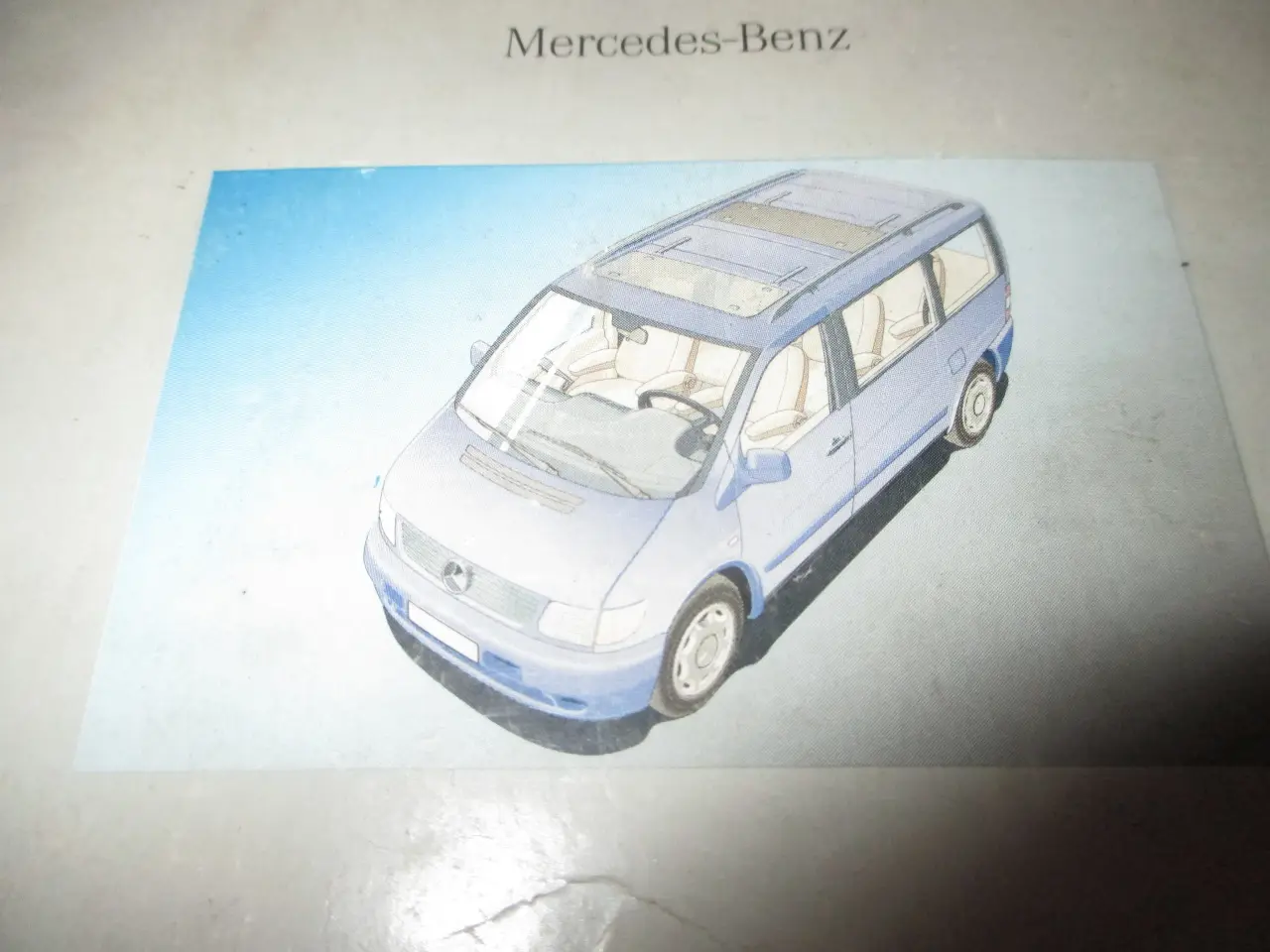 Billede 2 - Instruktionsbog Mercedes V -Klassen
