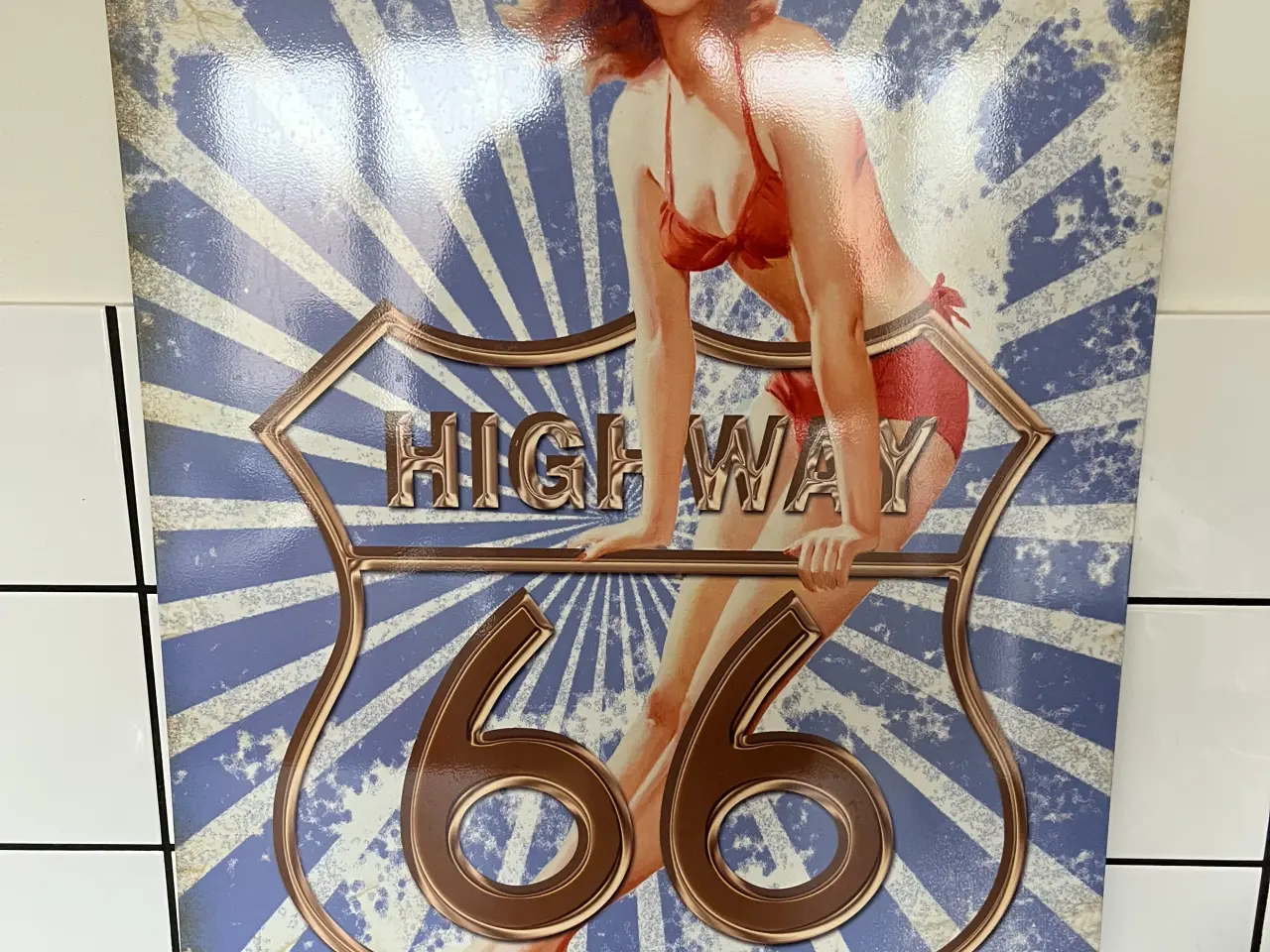 Billede 1 - Route 66 Blikskilt
