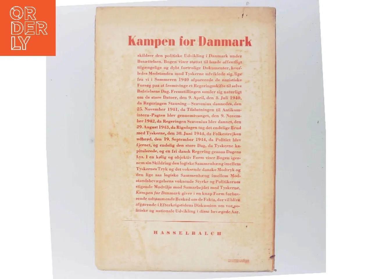 Billede 3 - Kampen for Danmark af Harald R. Martinsen (Bog)