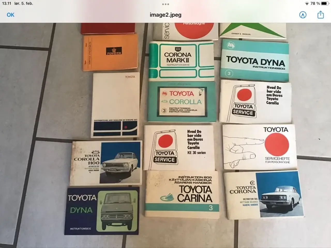 Billede 3 - Toyota bøger retro
