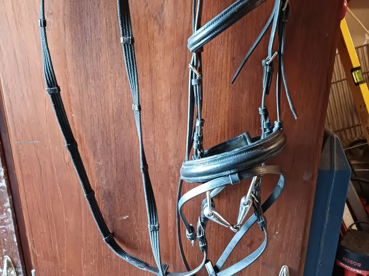 Billede 1 - Nr.1. Pony trense sort læder.