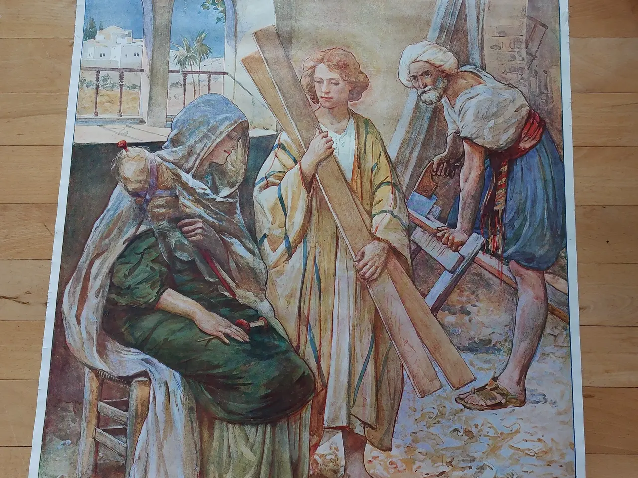 Billede 9 - Plakat Billede af Jesus og andre mensker 