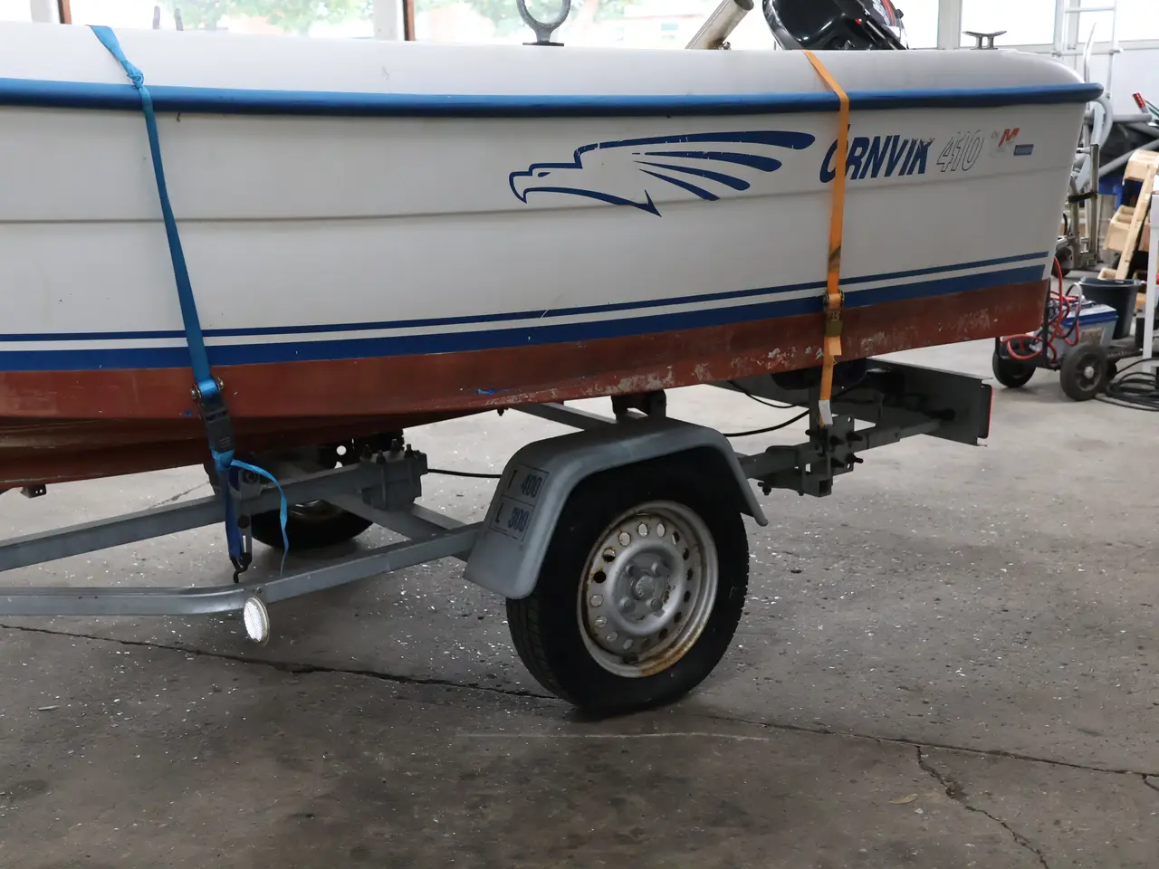 Billede 12 - Örnvik 410 jolle m/9,9hk Mercury og bådtrailer