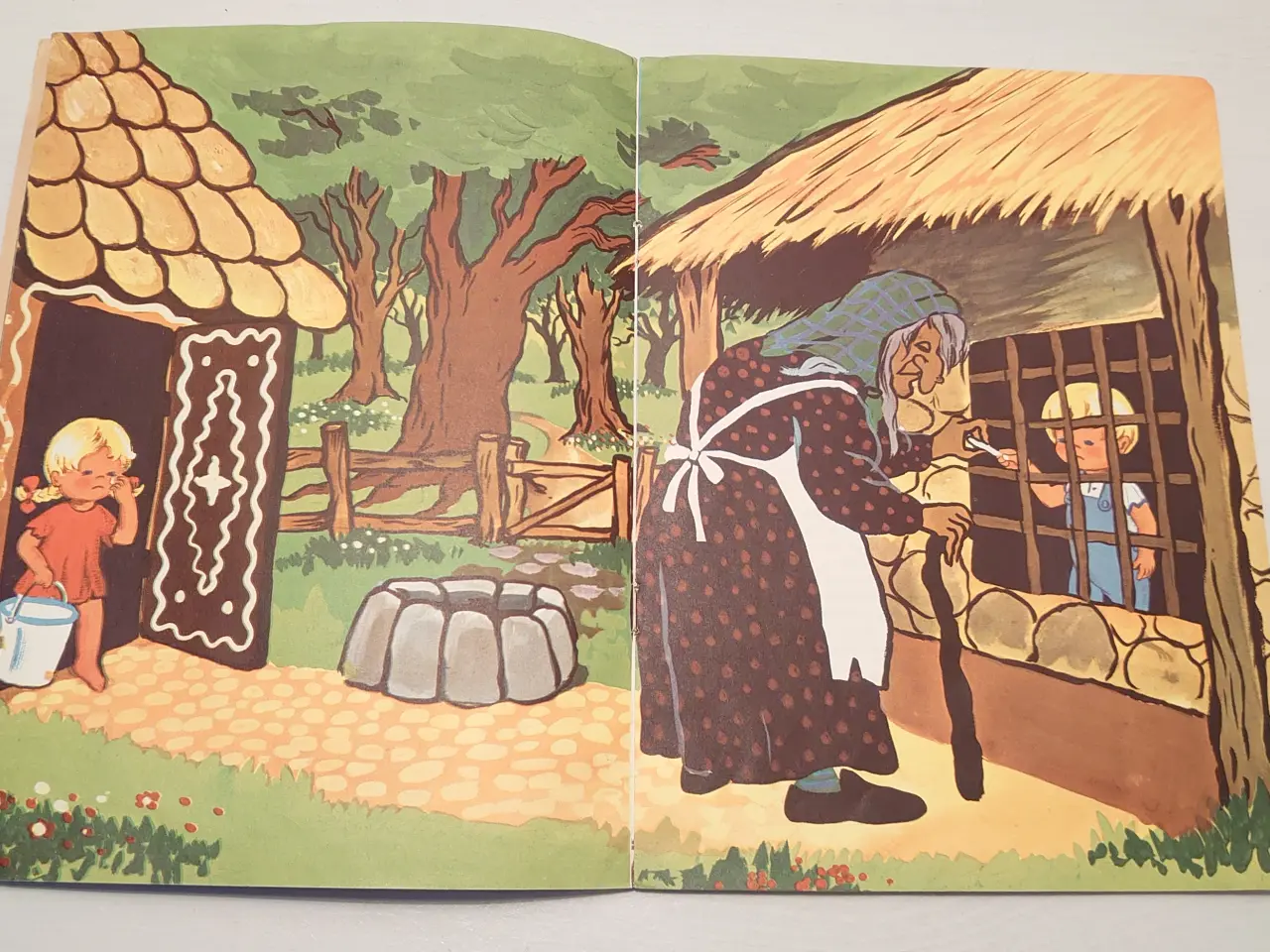 Billede 4 - Brødrene Grimm: Hans og Grete. ill. Anni Lippert.