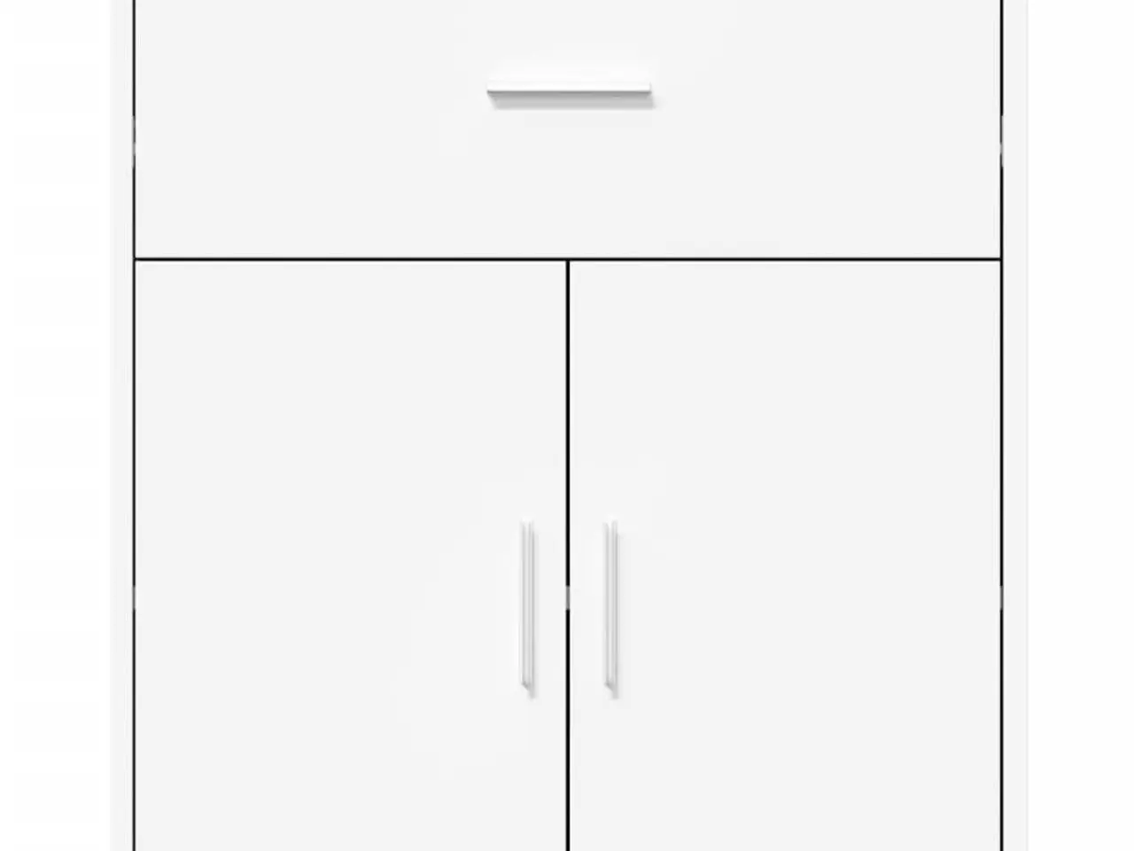 Billede 5 - Skænk 60x31x70 cm konstrueret træ hvid