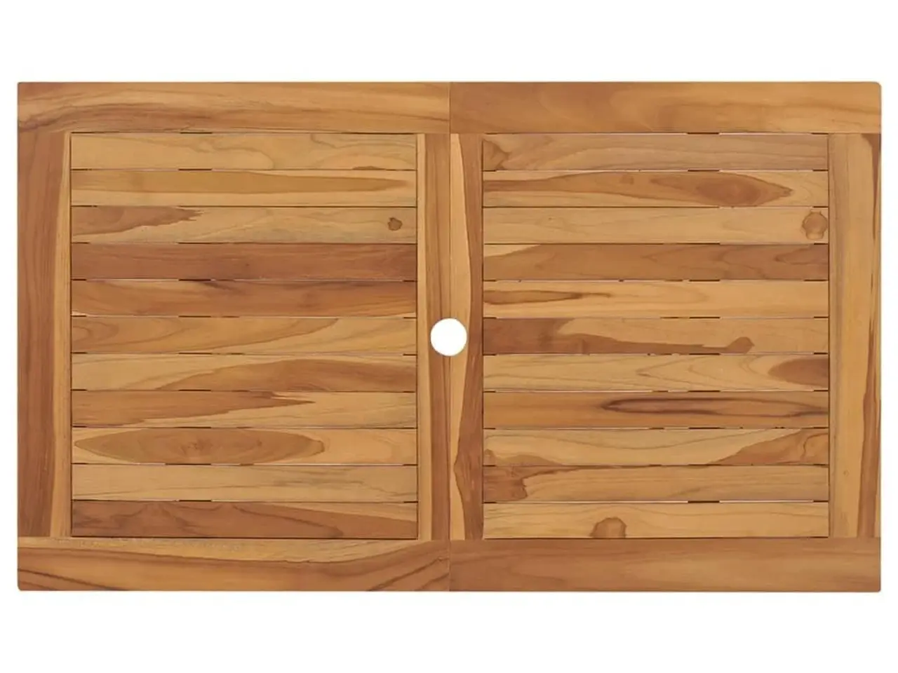 Billede 5 - Foldbart havebord i massivt teaktræ - 120 × 70 × 75 cm