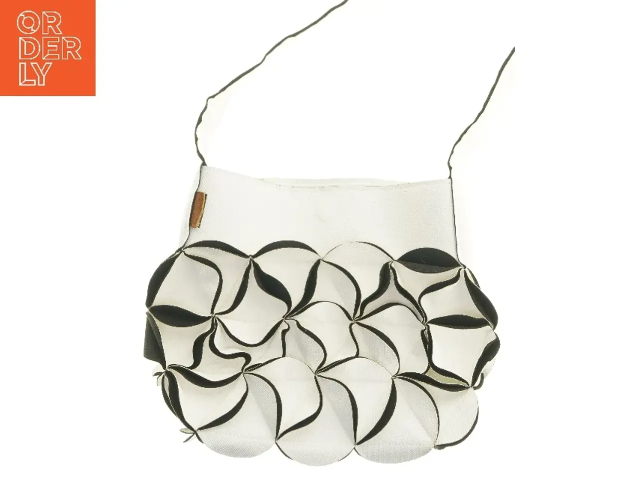 Billede 2 - Dekorativ taske med blomsterdesign (str. 37x31 cm)
