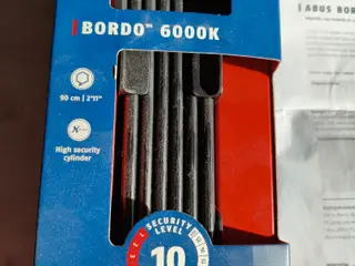 1 x ABUS BORDO 6000K/90 cykellås