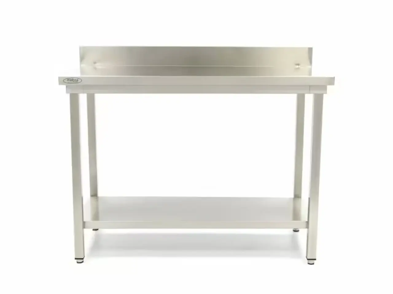 Billede 2 - Rustfri bord med kant – deluxe – 120 x 70 cm