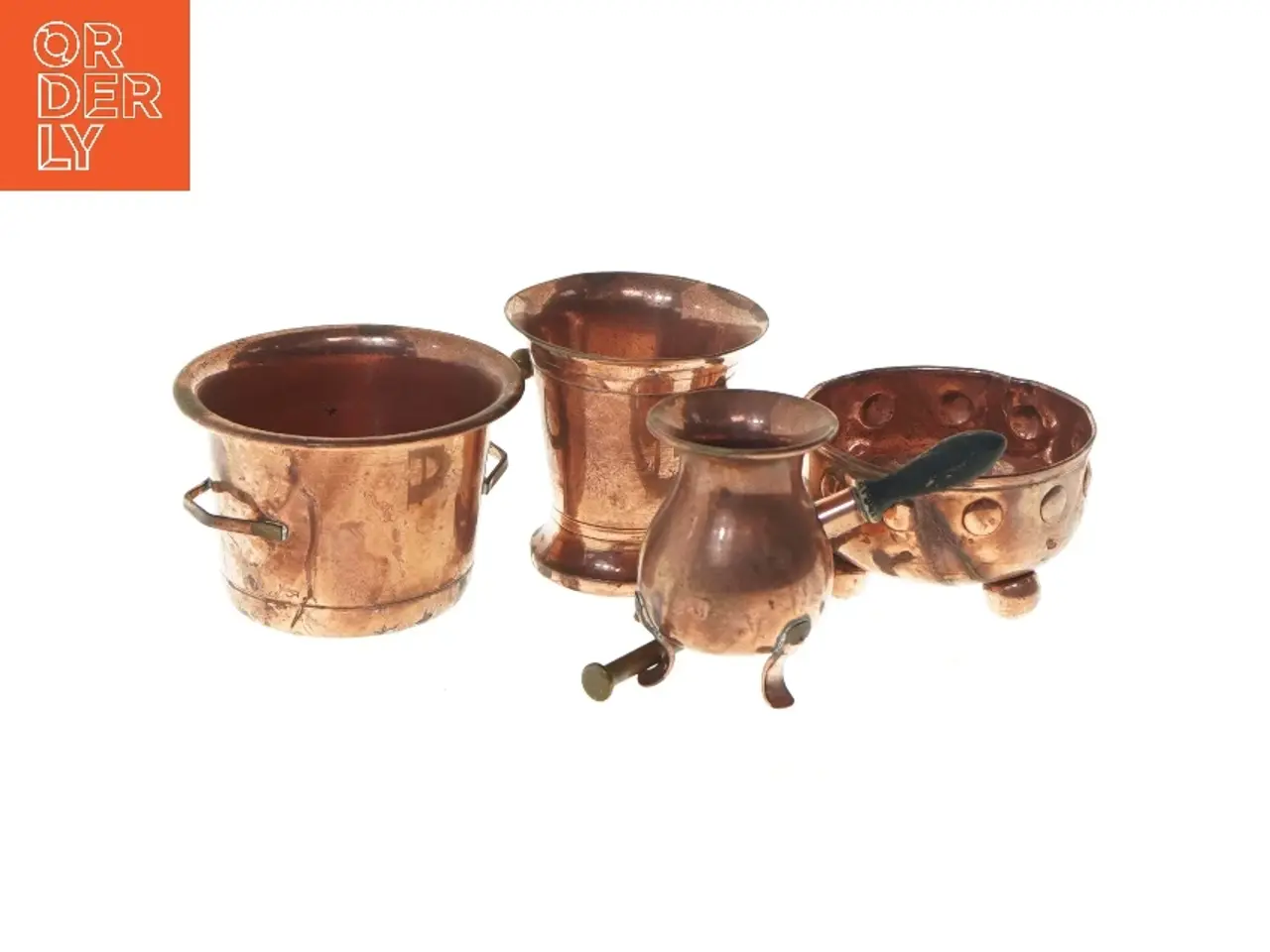 Billede 1 - Kobber mini dekorationspotter fra Cavalier (str. 7-8 cm)