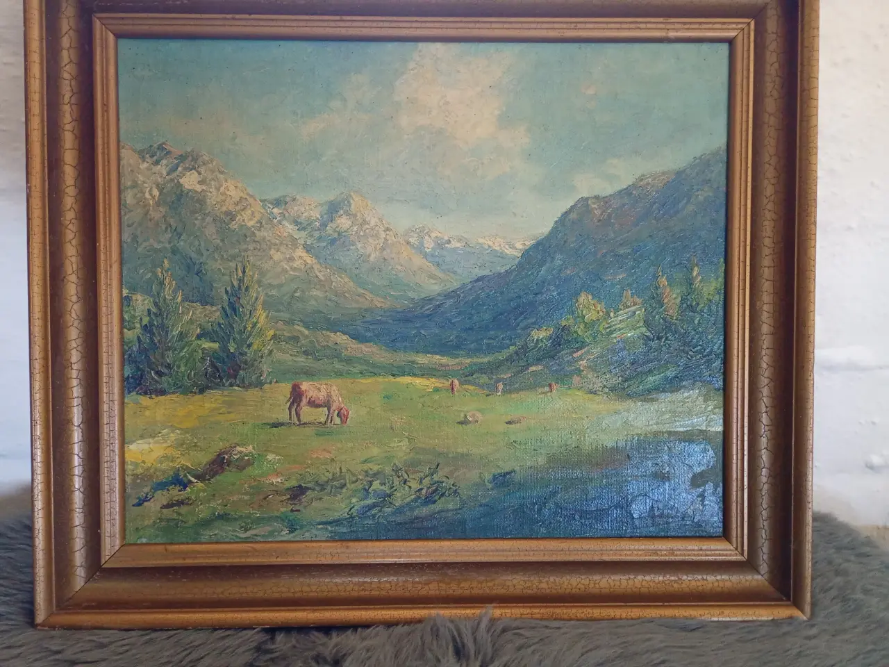Billede 1 - Motiv fra Østrig 57x48 cm 