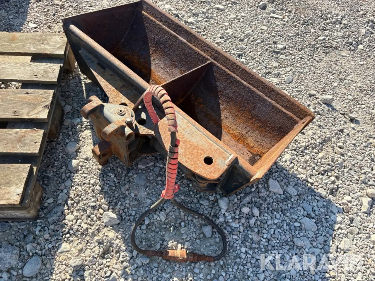 Billede 3 - Kip- og planerskovl Vibco 1 m 1 Styk