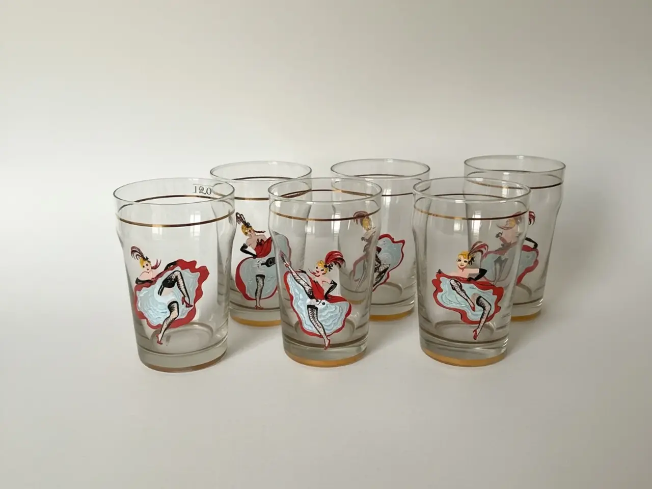 Billede 2 - Fransk Moulinrouge glas
