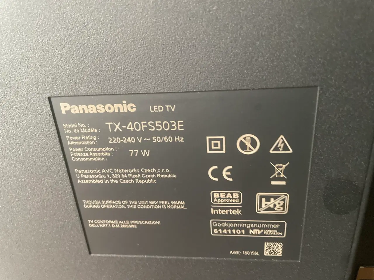 Billede 5 - Panasonic smart tv 40