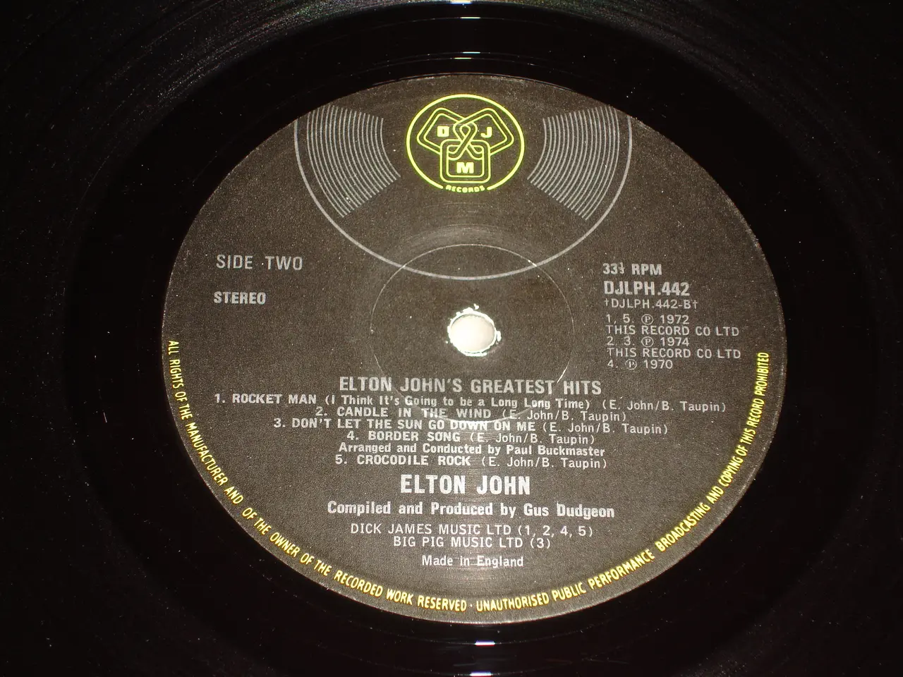 Billede 4 - (Sender gerne) Elton John – Greatest Hits