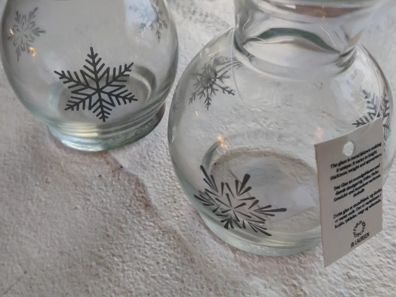 Billede 4 - Ib Laursen Glasvaser med Snefnug