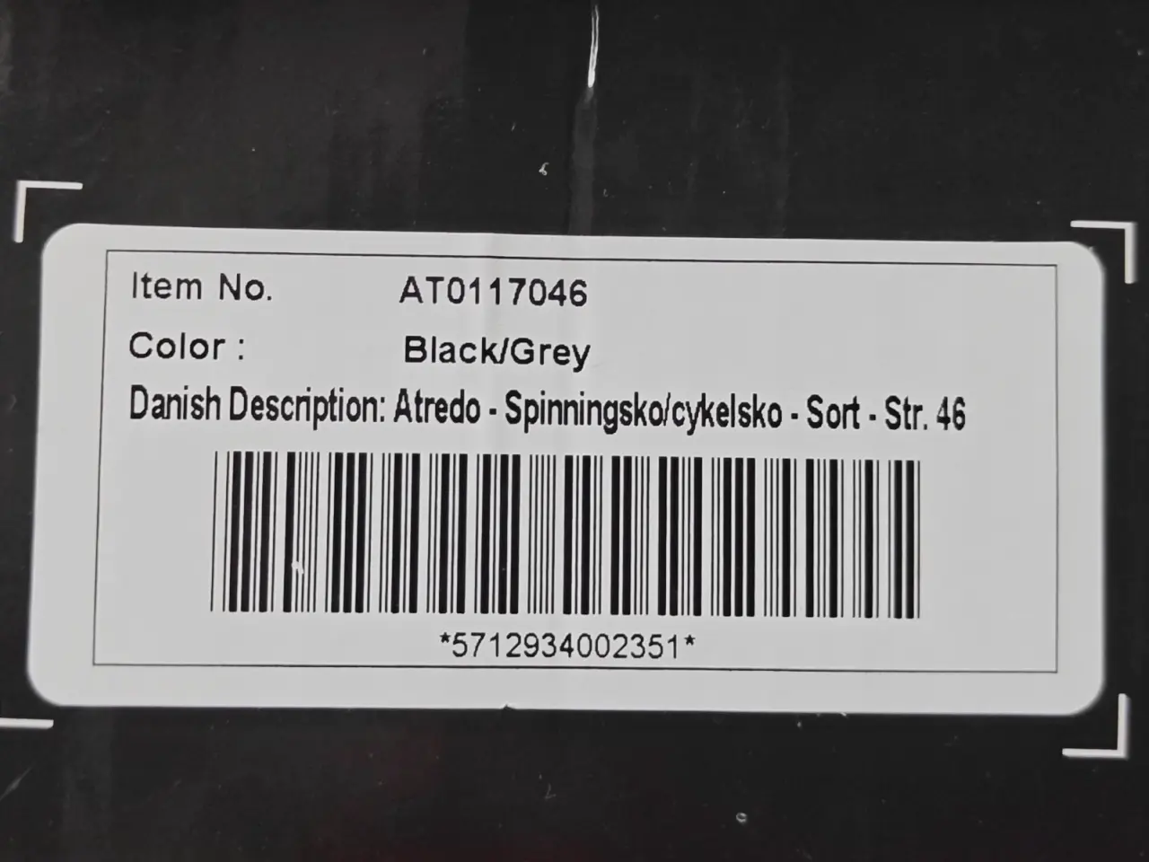 Billede 3 - Atroedo spinning sko str.46