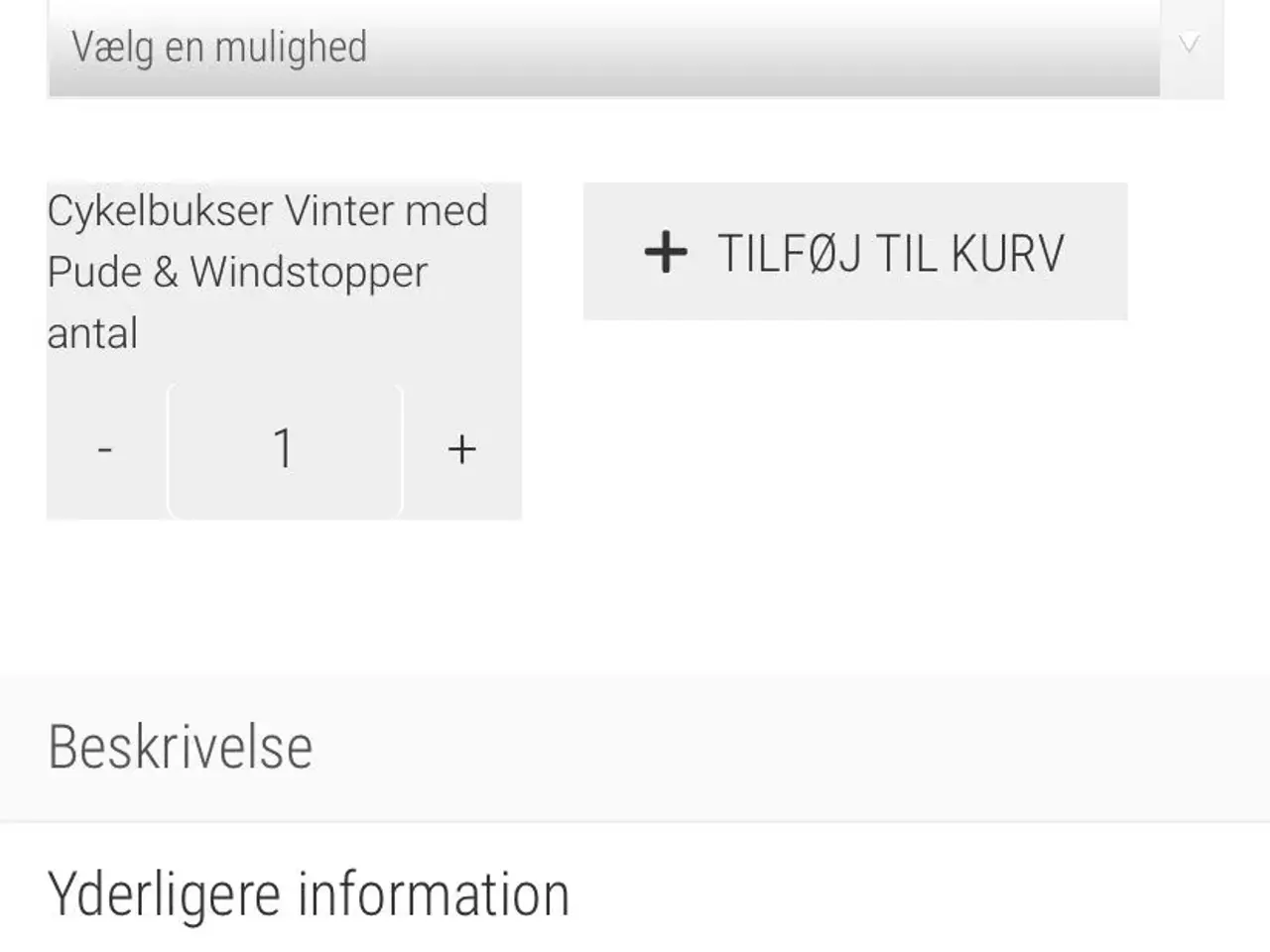 Billede 3 - Cykeltights herre strL - NYE