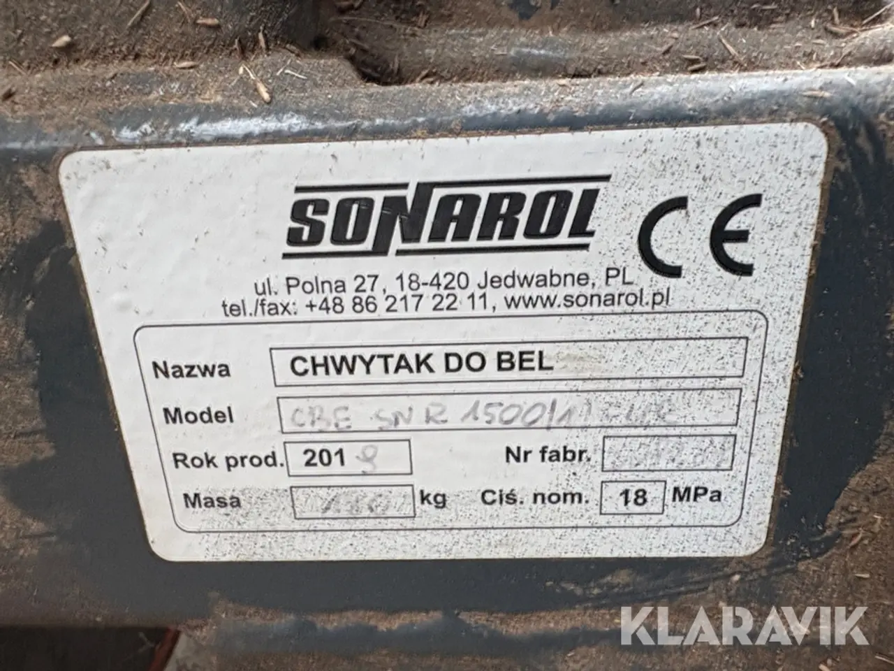 Billede 9 - Balletang Sonarol CBE SNR 1500 - hydraulisk