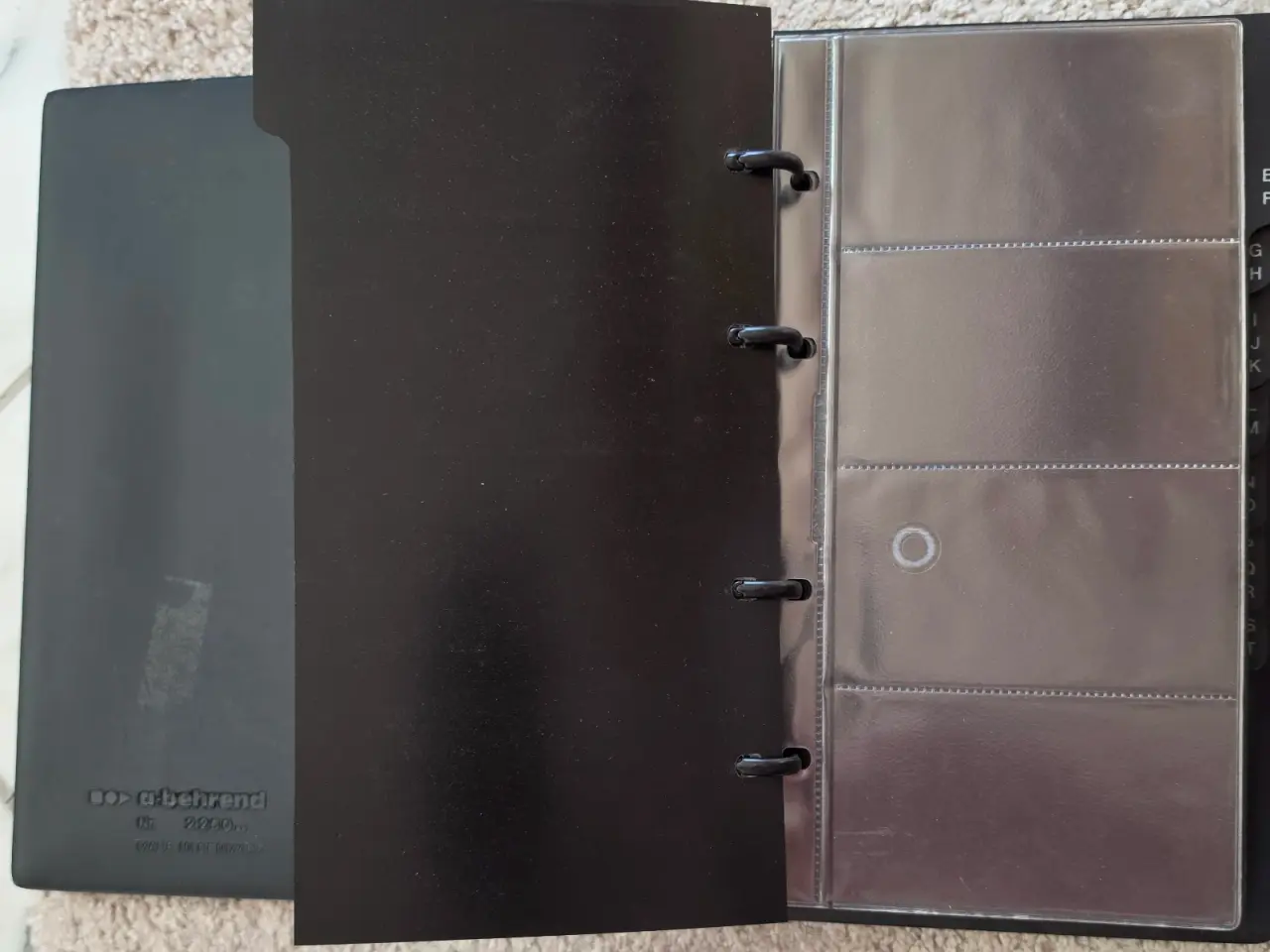 Billede 3 - Visitkortmappe, vintage