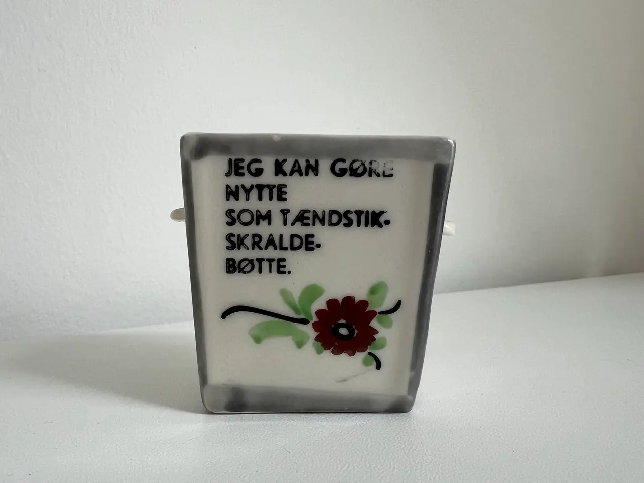Billede 5 - Krukke m/tekst