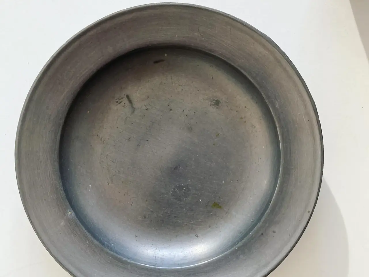 Billede 4 - Tintallerken m patina