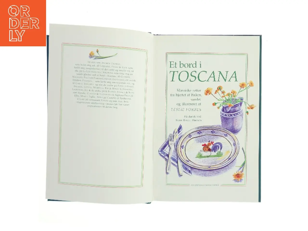 Billede 1 - Et bord i Toscana af Leslie Forbes (Bog)