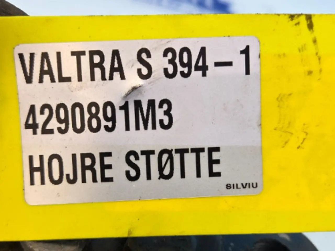 Billede 9 - Valtra S394 Støtte R.  4290891M3