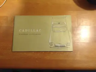 Ovner manual Cadillac 1957 og 1965