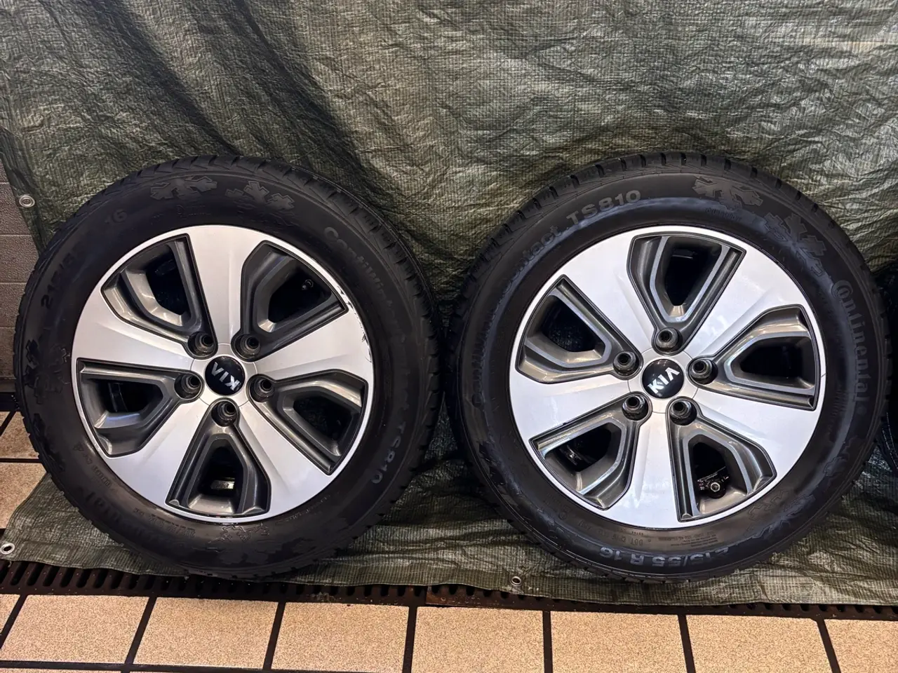 Billede 4 - Originale Alufælge med vinterdæk til Kia Niro