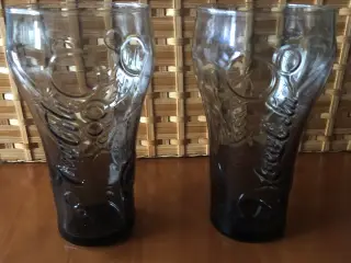 Coca Cola glas - mørk farve