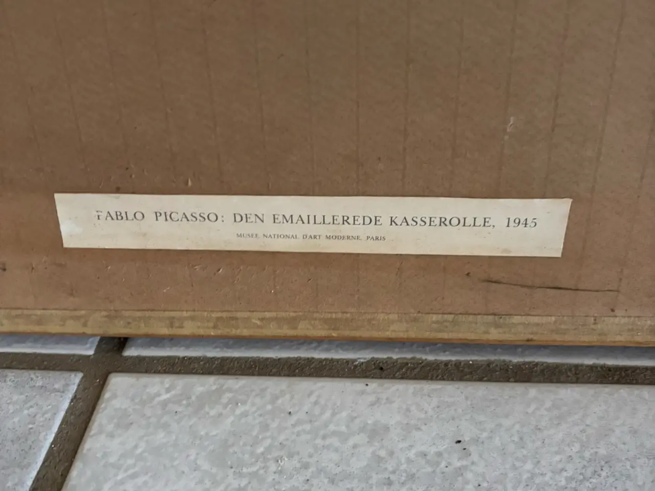 Billede 2 - Ældre Picasso-kunsttryk:Den emaljerede kasserolle