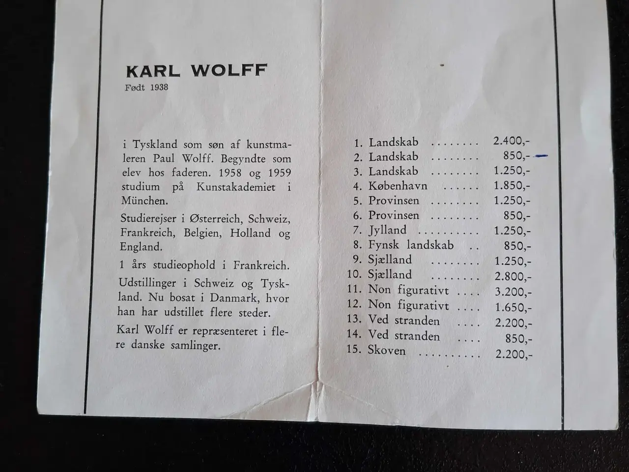Billede 4 - Oliemaleri af Karl Wolff: Dyrehaven, Klampenborg
