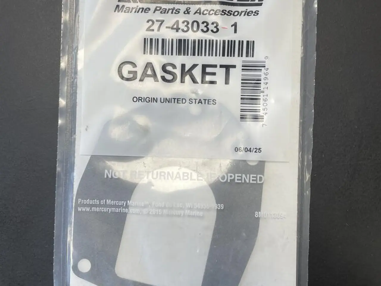 Billede 1 - Quicksilver Gasket
