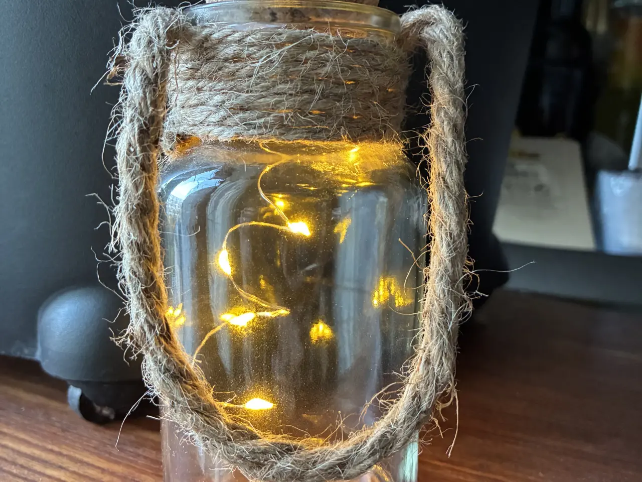 Billede 1 - Hyggelige glas med LED-lys sælges samlet