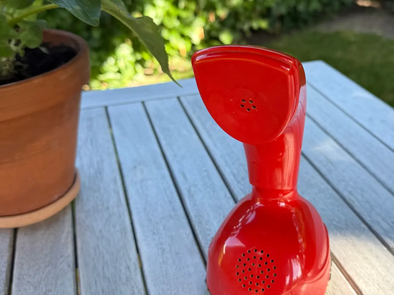 Billede 2 - Rød Cobra bordtelefon
