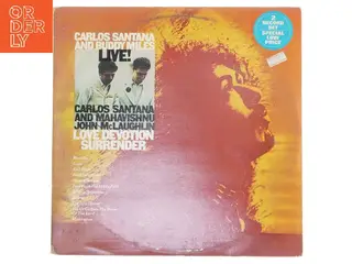 Carlos Santana & Buddy Miles Live double LP fra CBS