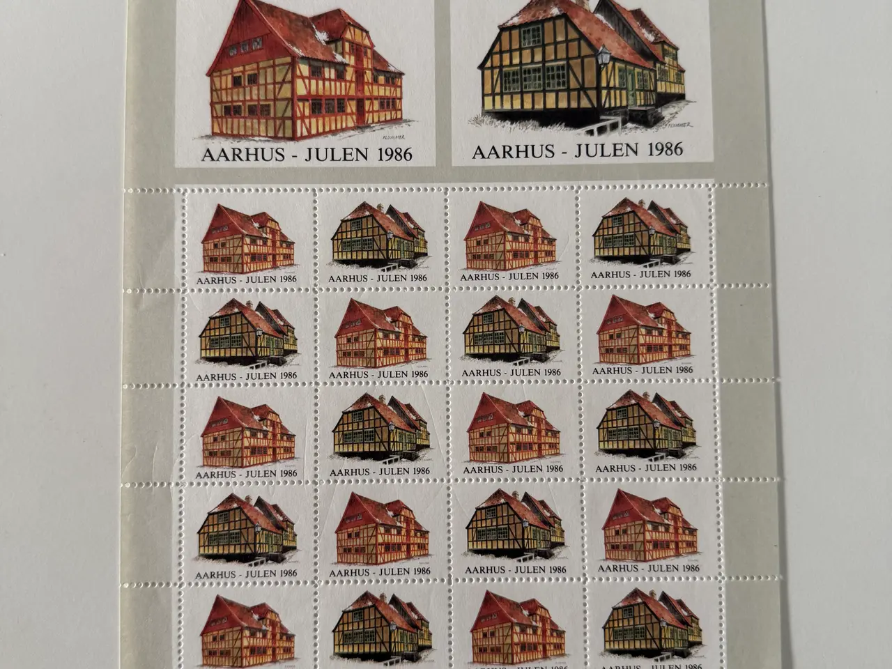 Billede 4 - Julemærkeark Aarhus