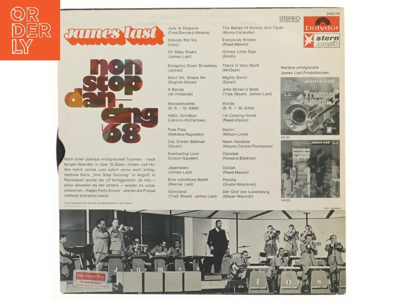 Billede 2 - James Last – Non Stop Dancing 68 (LP)