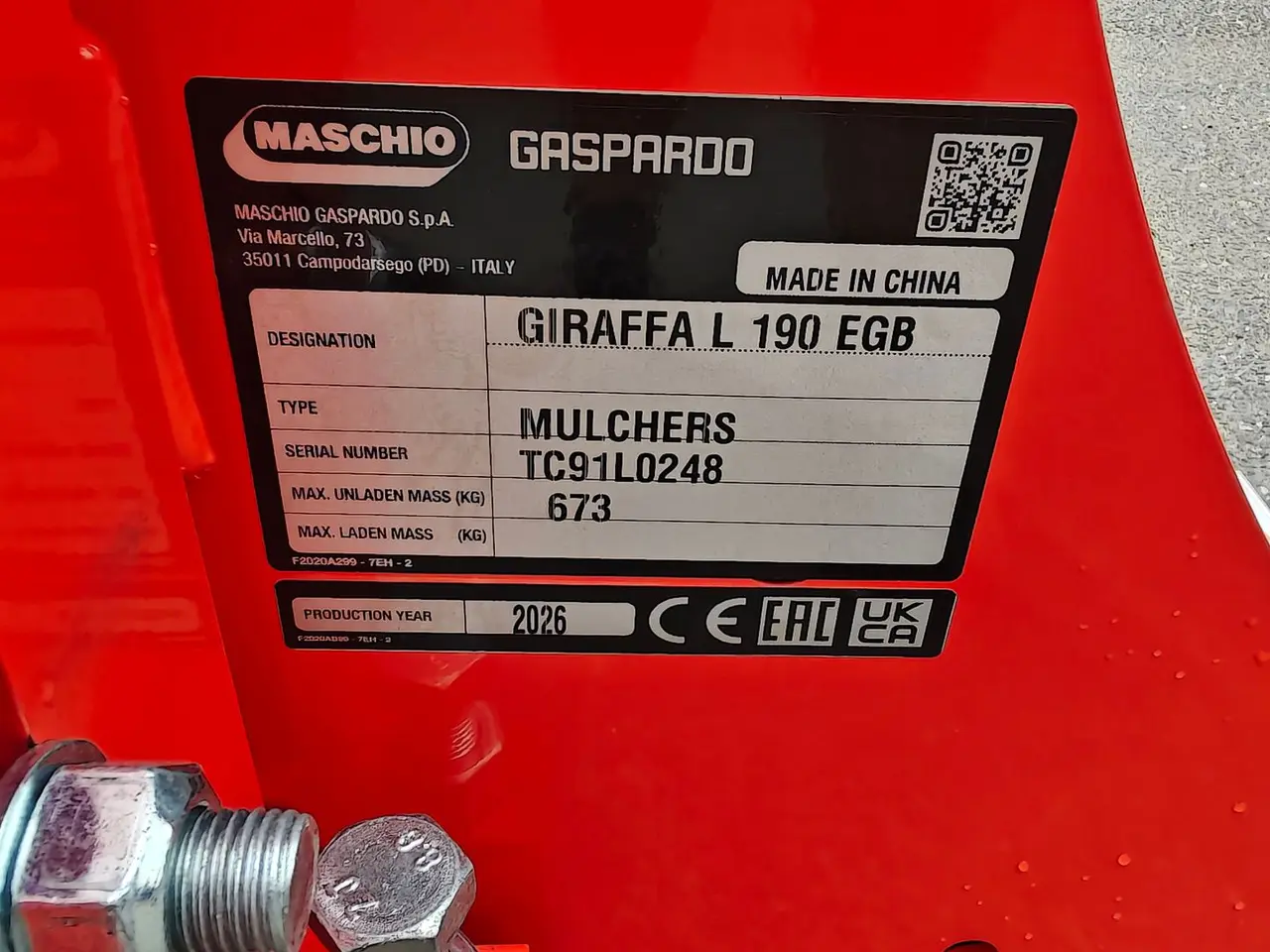 Billede 12 - Maschio Giraffa L 190