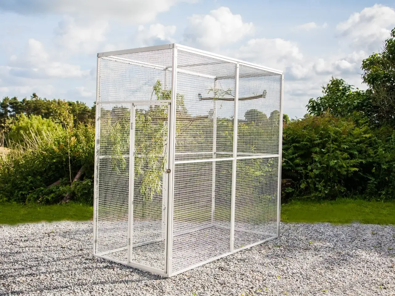 Billede 1 - Alu Voliere 1x2x2 meter
